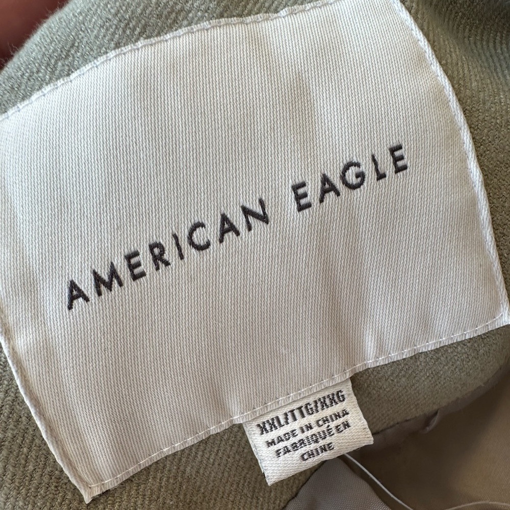NWT AMERICAN EAGLE AE Solid Blazer‎ OVERSIZED GRE… - image 6